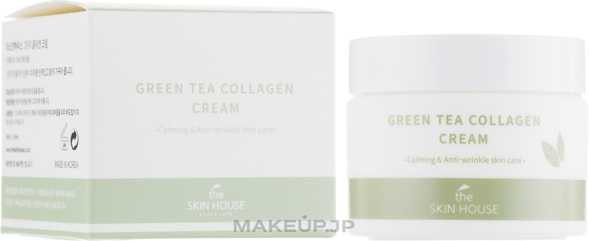 Soothing Collagen & Green Tea Cream - The Skin House Green Tea Collagen Cream — photo 50 ml