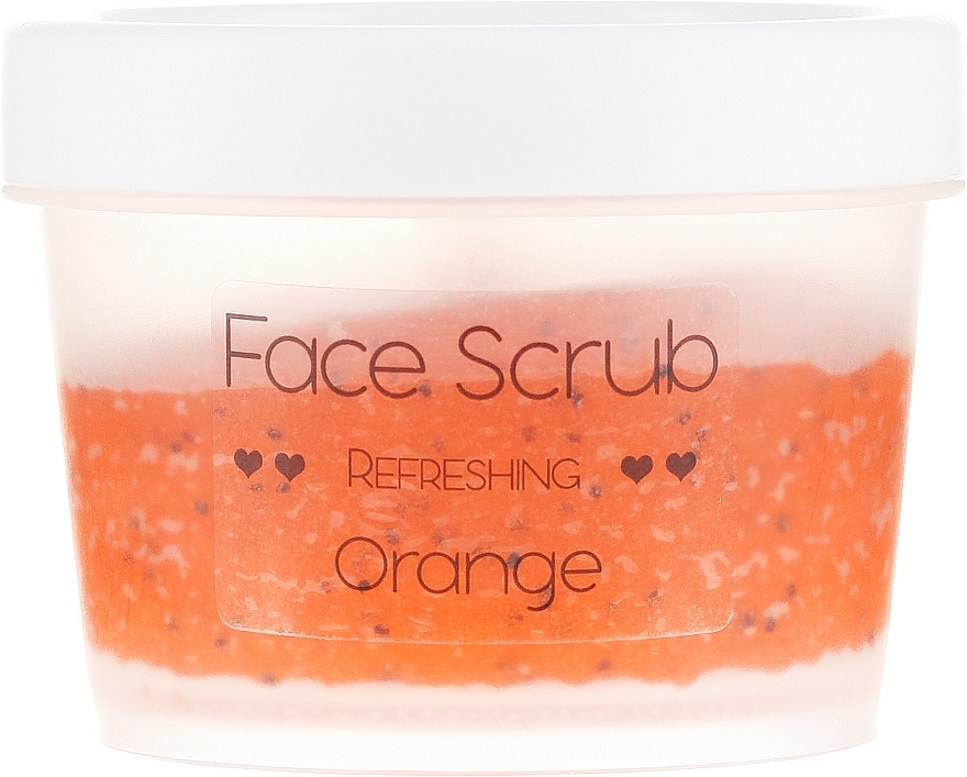 Face and Lip Scrub "Orange" - Nacomi Refreshing Face Orange — photo N2