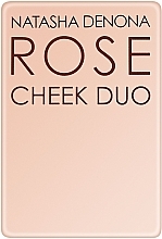 Creamy Blush and Highlighter - Natasha Denona Rose Cheek Duo Cream Blush & Highlighter — photo N2