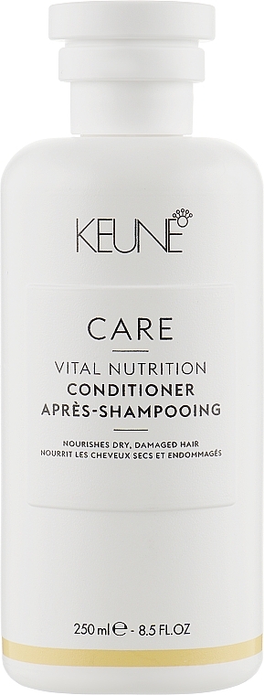 Dry & Damaged Hair Conditioner - Keune Care Vital Nutrition Conditioner — photo N2