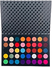 Professional Eyeshadpw Palette, 40 shades - King Rose Professional Make Up — photo N1