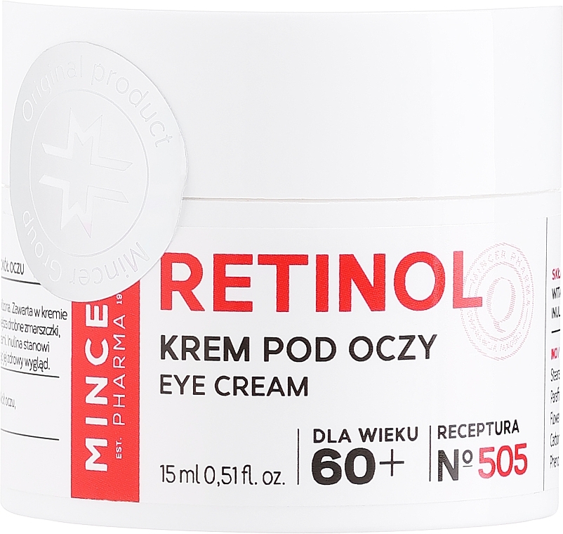 Retinol Eye Cream 60+ - Mincer Pharma Retinol No. 505 Eye Cream — photo N1