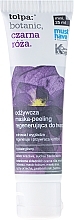 Fragrances, Perfumes, Cosmetics Nourishing Facial Peeling-Mask - Tolpa Botanic Czarna Roza Nourishing Face Mask-Peeling