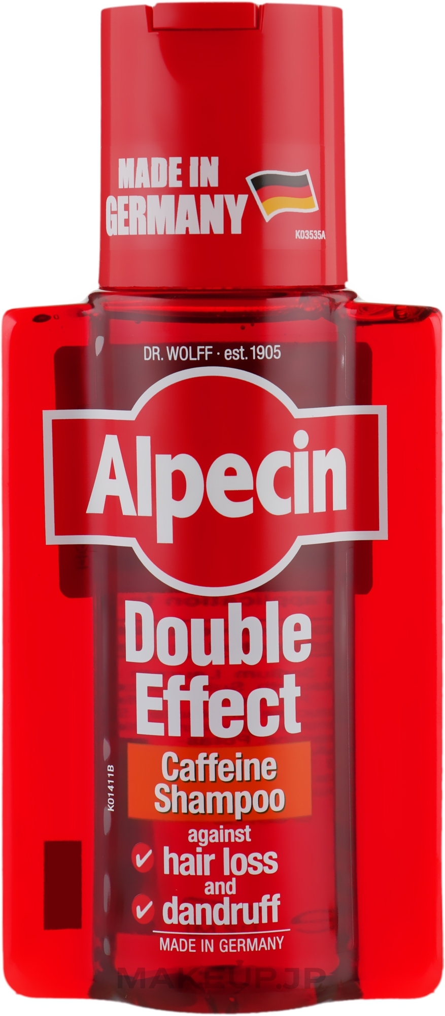 Anti-Cellulite & Hair Loss Caffeine Shampoo - Alpecin Double Effect Caffeine Shampoo — photo 200 ml
