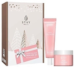 Fragrances, Perfumes, Cosmetics Face Care Set - Stay Well Vegan Collagen Nourishing Cream Duo Set (cr/25ml + cr/50ml)