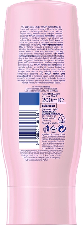 Hair Balm-Milk "Healthy Shine" - NIVEA Hair Milk Natural Shine Hair Balm — photo N2