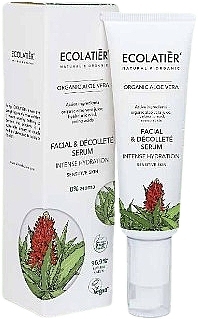 Face and Décolleté Serum - Ecolatier Organic Aloe Vera Facial and Decollete Serum — photo N1