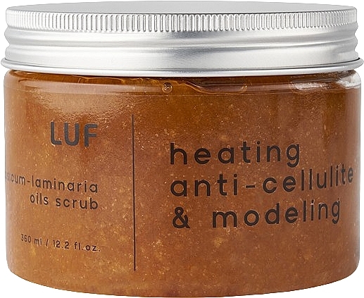 Anti-Cellulite Body Shaping Thermal Scrub - Luff Heating, Anti-cellulite & Modeling Capsicum-Grapefruit-Cinnamon Oil Scrub — photo N1