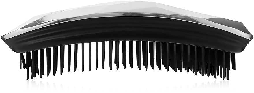 Hair Brush - Ikoo Home Black Prima Ballerina Silver — photo N4