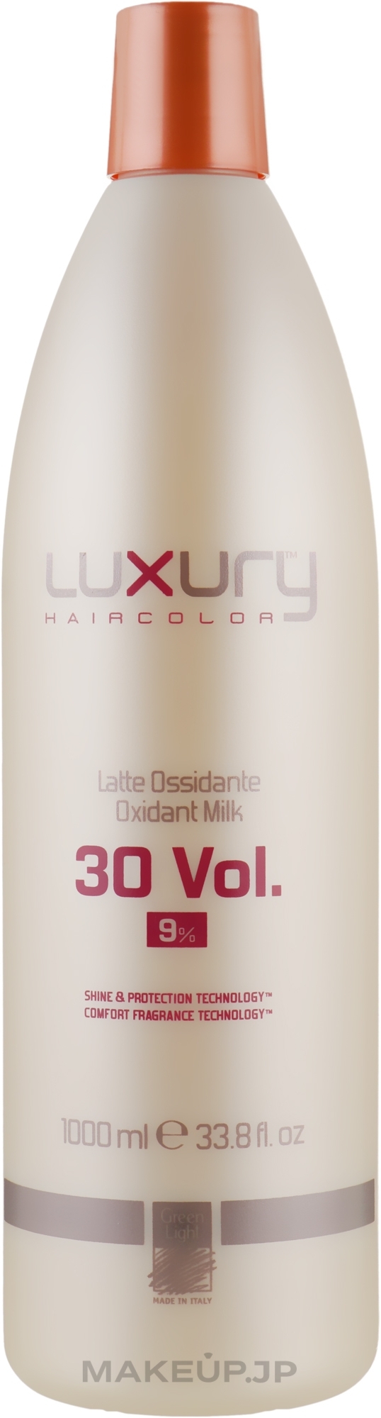 Milk Oxidant - Green Light Luxury Haircolor Oxidant Milk 9% 30 vol. — photo 1000 ml