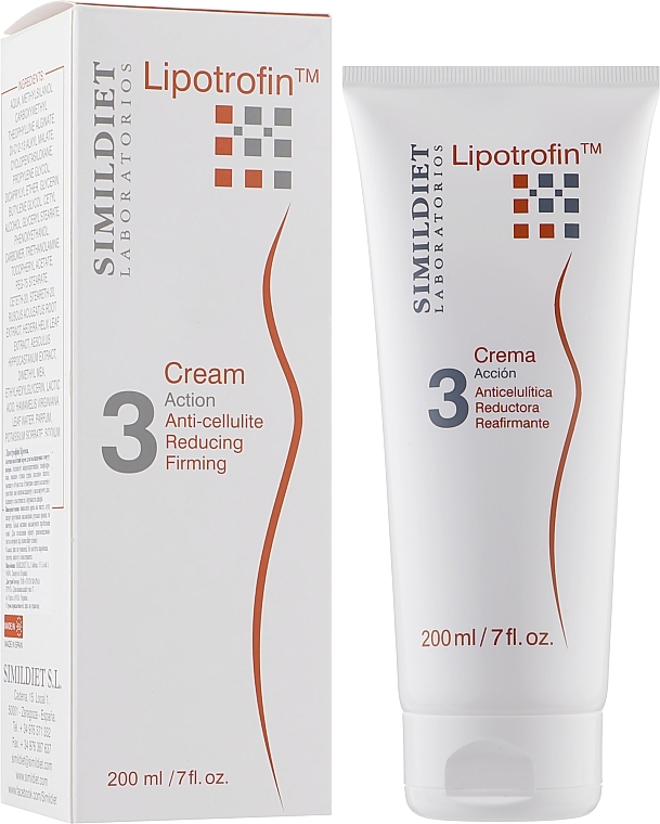 Firming Anti-Cellulite Cream - Simildiet Laboratorios Lipotrofin Crema — photo N2