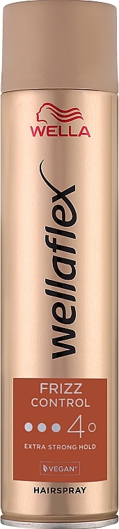 Strong Hold Hairspray - Wella Wellaflex Frizz Control Hairspray — photo N1