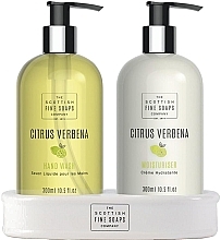 Fragrances, Perfumes, Cosmetics Set - Scottish Fine Soaps Citrus Verbena Hand Care Set (h/soap/300ml + h/cr/300ml)