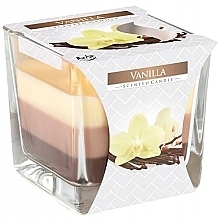 Scented Three-Layer Candle in Glass 'Vanilla' - Bispol Scented Candle Vanilla — photo N1