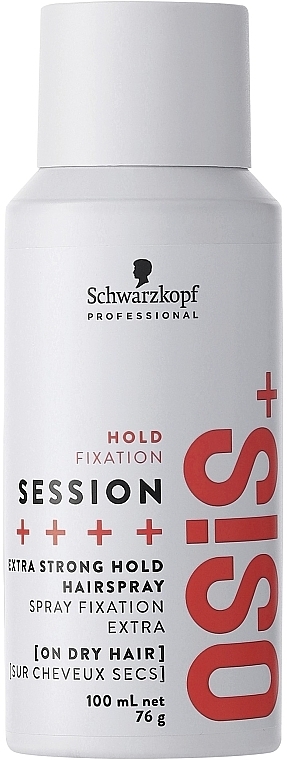 Extra Strong Hold Hair Spray - Schwarzkopf Professional Osis+ Session Extreme Hold Hairspray — photo N1