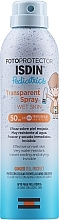 Sun-protecting Spray for Kids - Isdin Fotoprotector Pediatrics Transparent Spray Wet Skin SPF 50+ — photo N1
