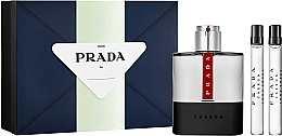 Fragrances, Perfumes, Cosmetics Prada Luna Rossa Carbon - Set (edt/100 ml + edt/mini/2x10 ml)