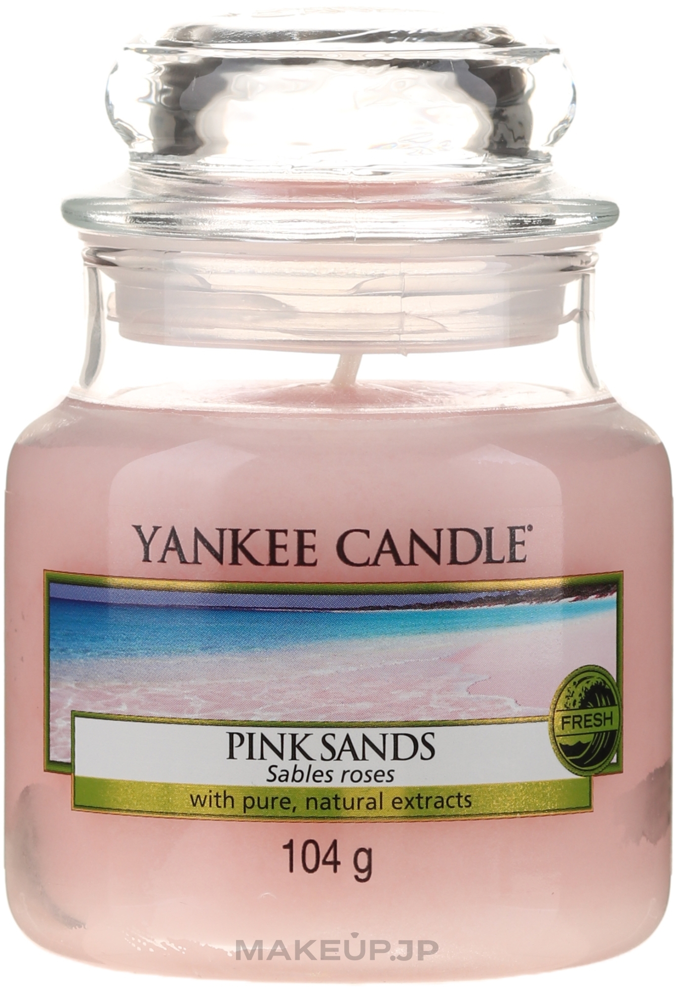 Candle in Glass Jar - Yankee Candle Pink Sands — photo 104 g