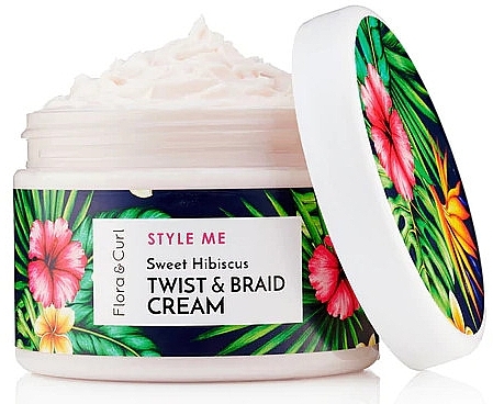 Hair Cream - Flora & Curl Style Me Sweet Hibiscus Twist & Braid Cream — photo N1