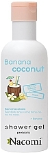 Fragrances, Perfumes, Cosmetics Banana & Coconut Shower Gel - Nacomi Banana & Coconut Shower Gel