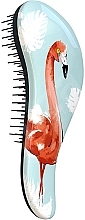 Hair Brush, flamingo - Detangler Detangling Flamingo Brush — photo N1