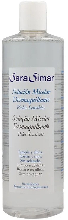 Micellar Water - Sara Simar Micellar Solution Make-up Remover — photo N1