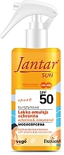 Fragrances, Perfumes, Cosmetics Amber Lightweight Body Protective Emulsion SPF 50 - Farmona Jantar Sun SPF 50