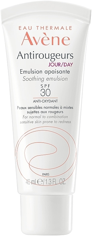 Anti-Redness Face Emulsion - Avene Antirougeurs Jour Day Emulsion Spf 30 — photo N1