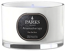 Fragrances, Perfumes, Cosmetics Scented Candle - Parks London Aromatherapy Feu de Bois Candle