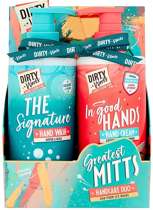 Set - Dirty Works Greatest Mitts Hand Care Duo (soap/300ml + h/cr/300ml) — photo N3