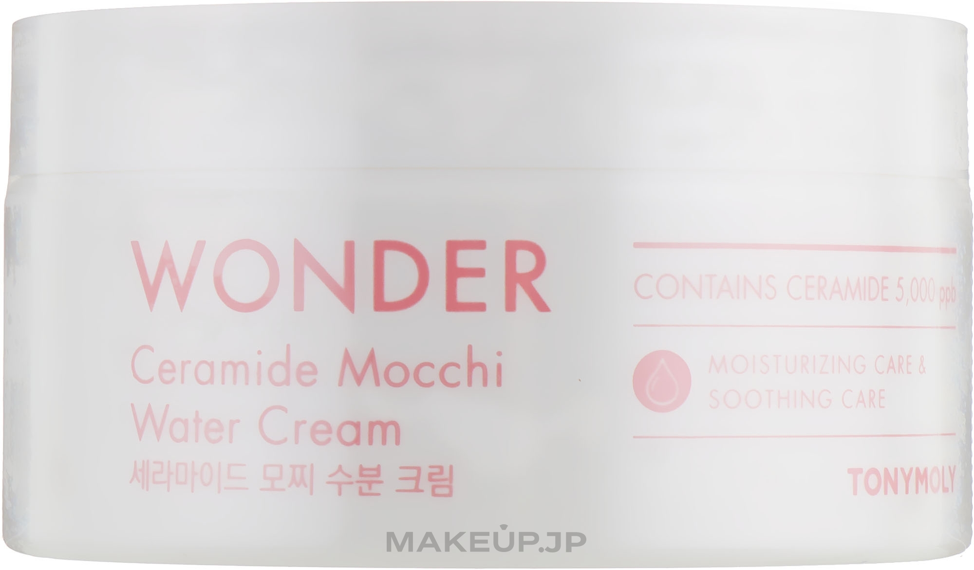 Moisturizing Ceramides Face Cream - Tony Moly Wonder Ceramide Mocchi Water Cream — photo 300 ml