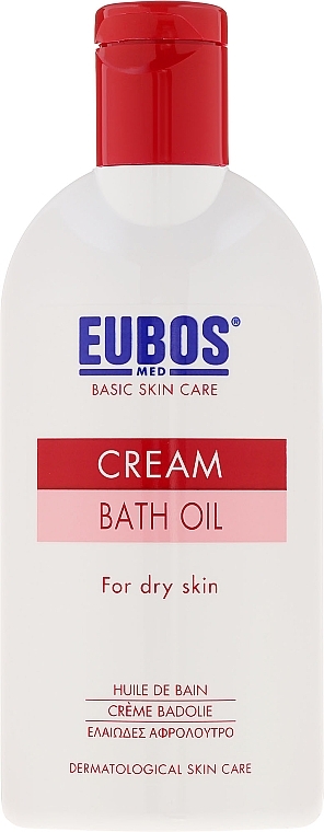 Bath Oil - Eubos Med Basic Skin Care Cream Bath Oil For Dry Skin — photo N2