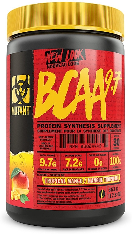 BCAA Amino Acid Complex 'Tropical Mango' - Mutant BCAA 9.7 Tropical Mango — photo N1