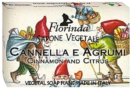 Fragrances, Perfumes, Cosmetics Cinnamon & Citrus Soap - Florinda Christmas Collection Soap