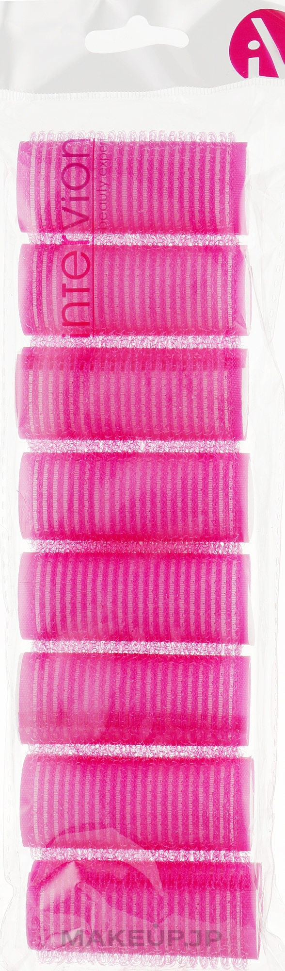 Hair Rollers 498792, Pink, 25 mm - Inter-Vion — photo 8 szt.