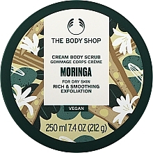 Fragrances, Perfumes, Cosmetics Cream Body Scrub - The Body Shop Vegan Moringa Cream Body Scrub