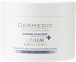 Fragrances, Perfumes, Cosmetics Intensely Moisturizing Body Cream - Dermedic Linum Emolient Ultra Rich Body Cream