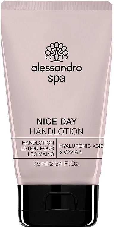 Moisturizing Hand Lotion - Alessandro International Spa Nice Day Hand Lotion — photo N1