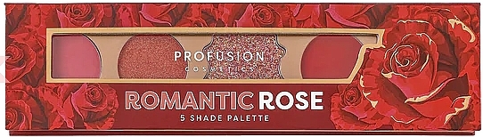 Eyeshadow Palette - Profusion Cosmetics Blooming Hues 5-Shade Palette — photo N5