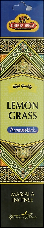 Lemongrass Incense Sticks - Good Sign Company Lemongrass Aromastick — photo N1