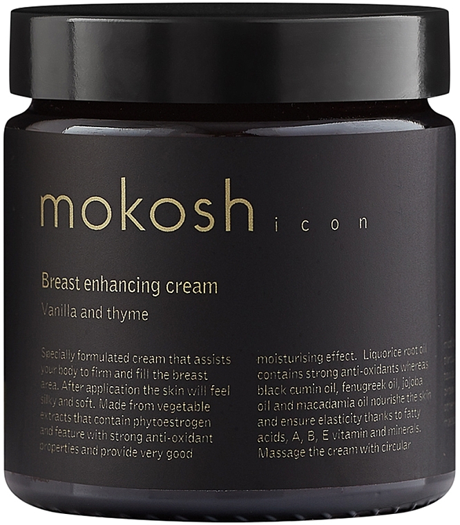 Bust Cream "Vanilla and Thyme" - Mokosh Icon Vanilla & Thyme Bust Cream — photo N2