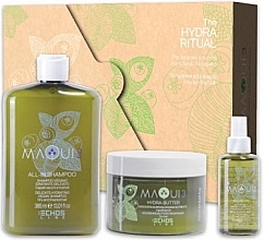 Fragrances, Perfumes, Cosmetics Set - Echosline Maqui 3 Hydra Ritual (shmp/385ml + h/mask/250ml + h/oil/100ml)