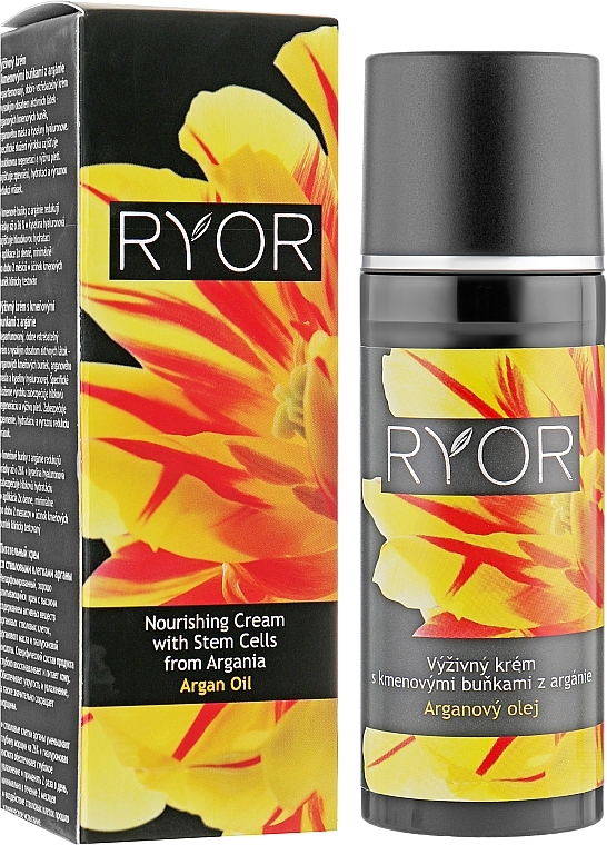 Nourishing Argania Stem Cells Cream - Ryor Argan Oil Nourishing Cream With Argania Stem Cells — photo N1