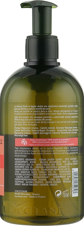 Shampoo "Intense Repair" - L'Occitane Aromachologie Intense Repairing Shampoo — photo N4