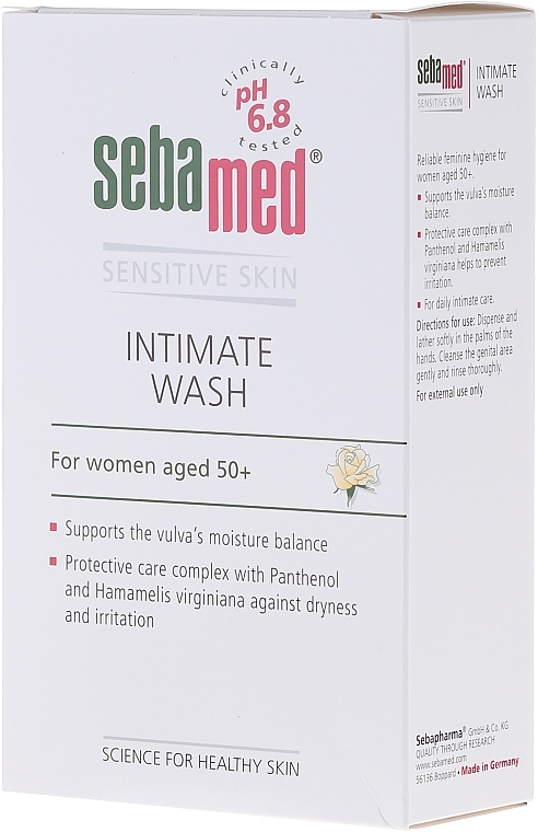 Intimate Wash Soap - Sebamed Feminine Intimate Wash pH 6.8 — photo N2