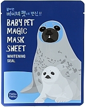 Sheet Mask "Seal" - Holika Holika Baby Pet Magic Mask Sheet Whitening Seal — photo N1