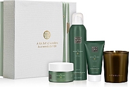 Fragrances, Perfumes, Cosmetics Set - Rituals The Ritual Of Jing Medium Relax Gift Set (sh/foam/200ml + b/scrub/125ml + b/cr/70ml + candle/1pc)