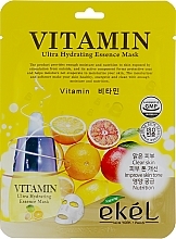 Fragrances, Perfumes, Cosmetics Vitamin Complex Sheet Mask - Ekel Vitamin Ultra Hydrating Mask