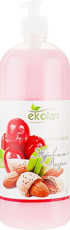 Cranberry & Almond Cream Soap - Ekolan — photo N1