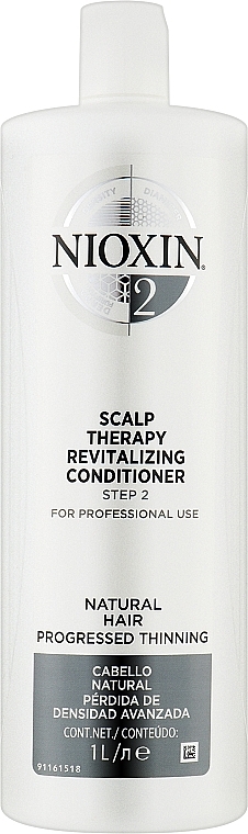 Moisturizing Conditioner - Nioxin Thinning Hair System 2 Scalp Revitalizing Conditioner Step 2 — photo N3